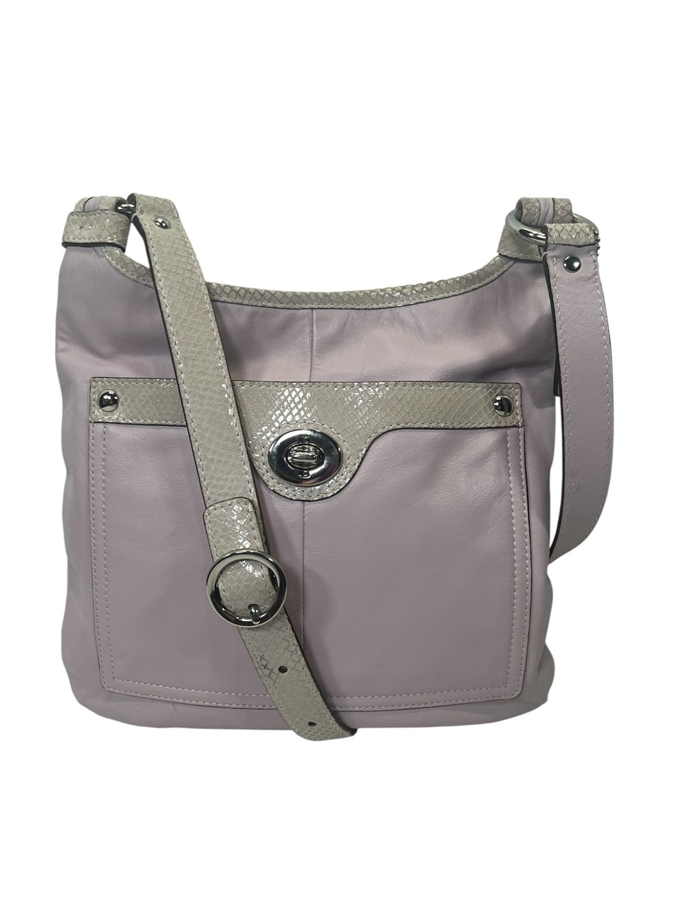 Coach F16533 Penelope Lavender Leather Turnlock Crossbody Hippie Bag - Picture 15 of 15
